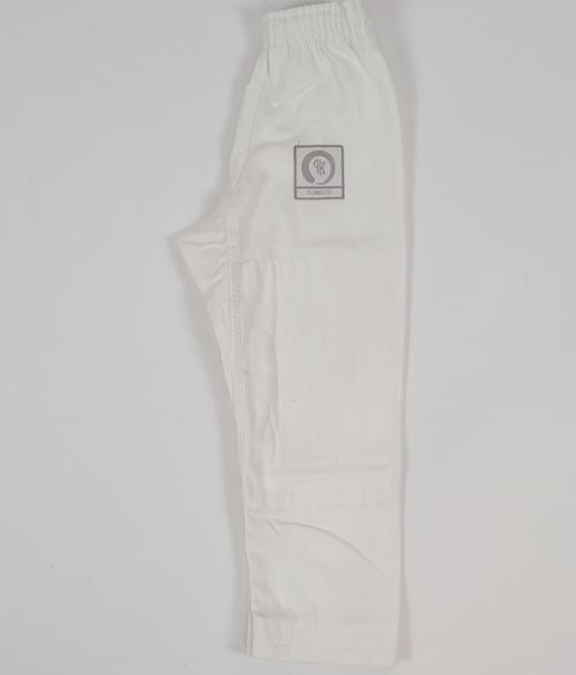 KIDS COTTON PANTS - WHITE (LIMITED STOCK)